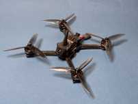 Dron FPV do wyścigów bardzo szybki GepRC Racer analog elrs 2,4ghz