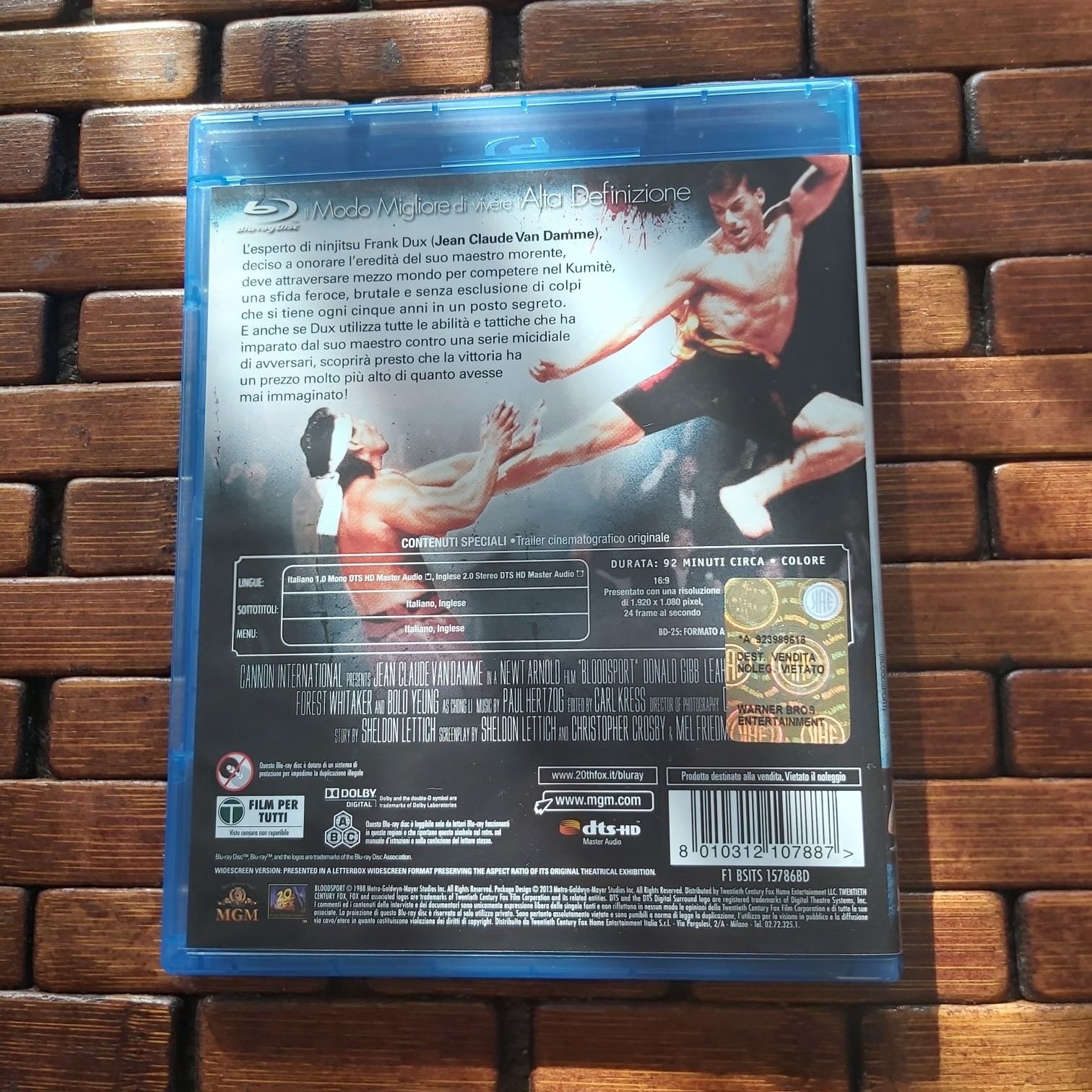 Krwawy sport-Van Dame blu-ray lektor pl. !