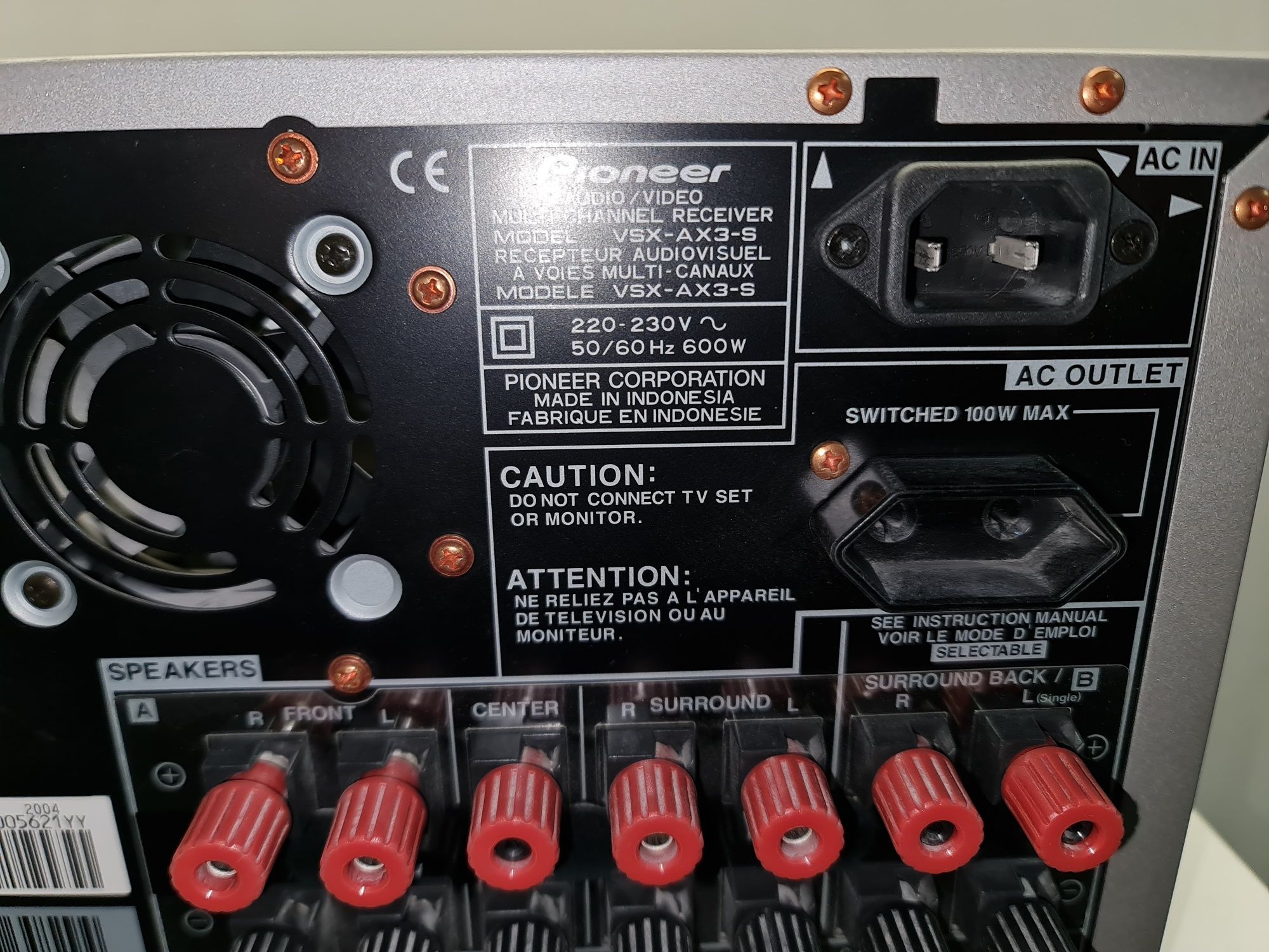 Pioneer VSX AX3 amplituner