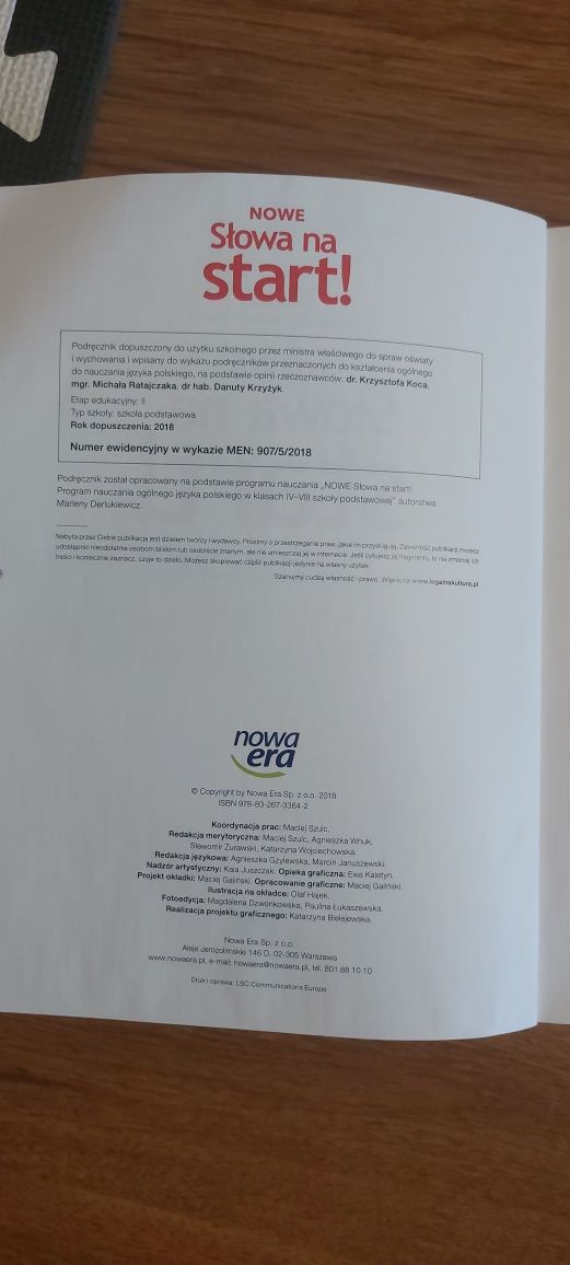 Nowe słowa na start! Klasa 8 szkoła podstawowa