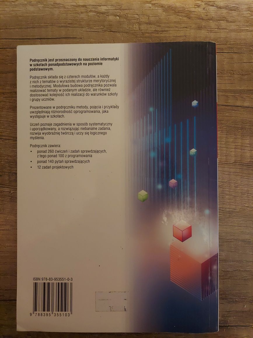Teraz bajty 1. Informatyka dla szkol ponadpodstawowych.