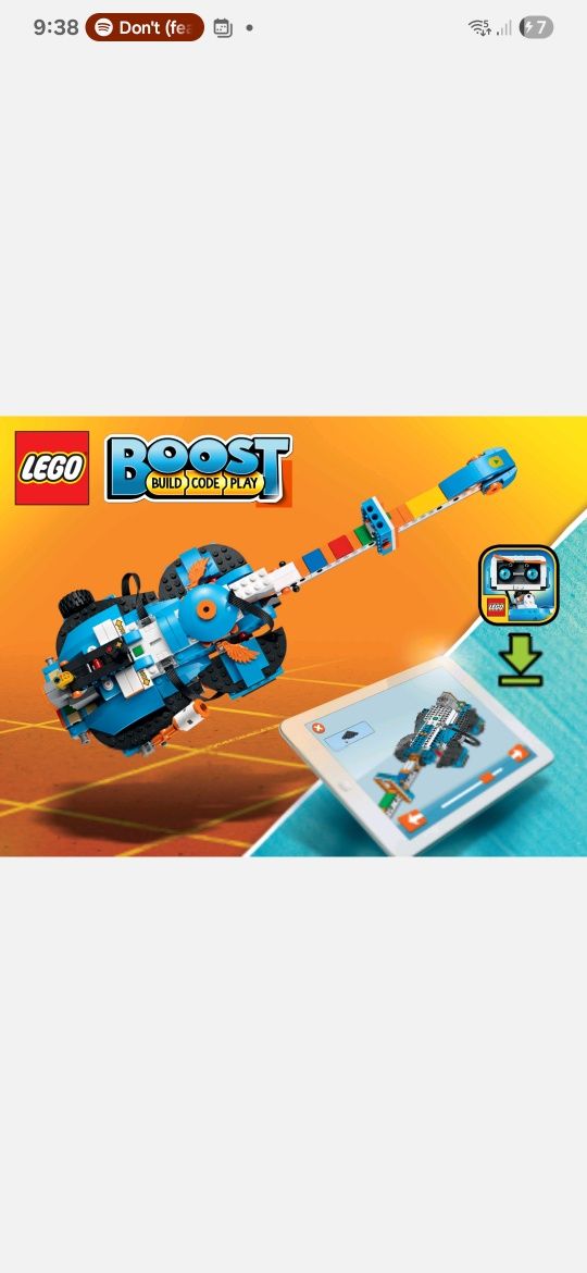 Lego Boost 17101 – robot Vernie + aplikacja, programowanie dla dzieci
