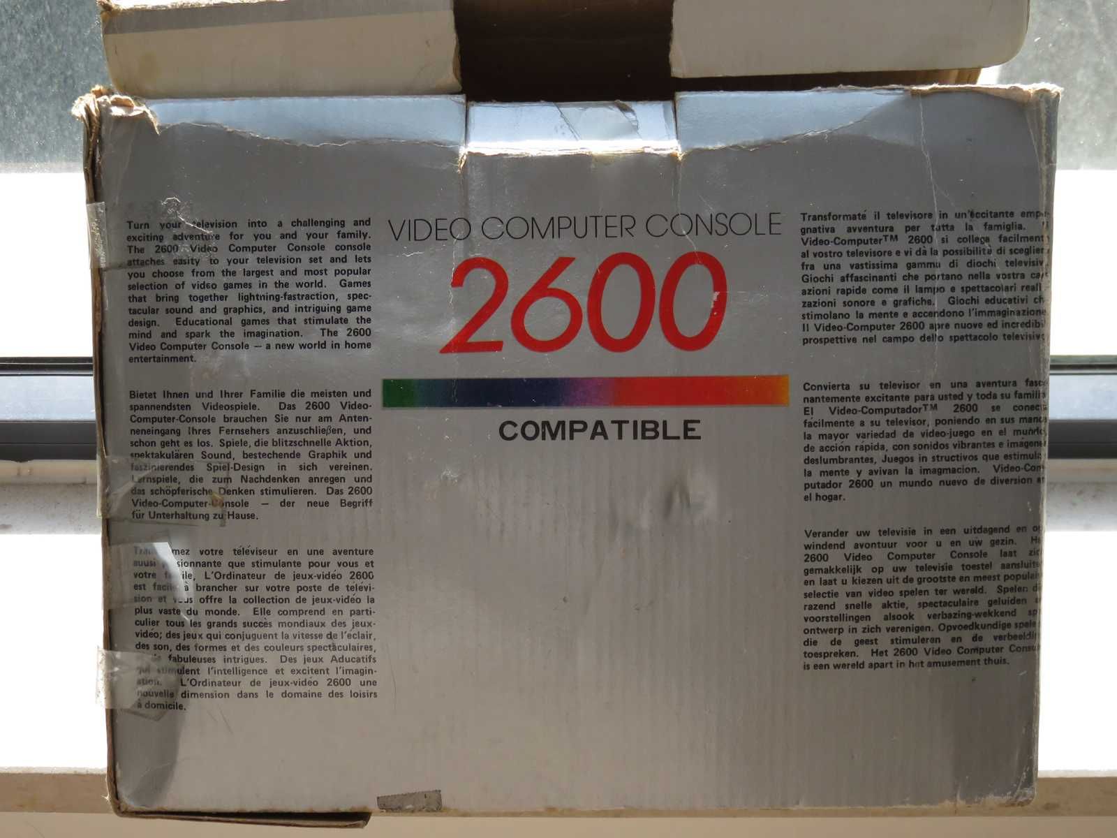 2x Atari = Atari 2600 Jr! com caixa | Atari 2600 sem caixa | Comandos