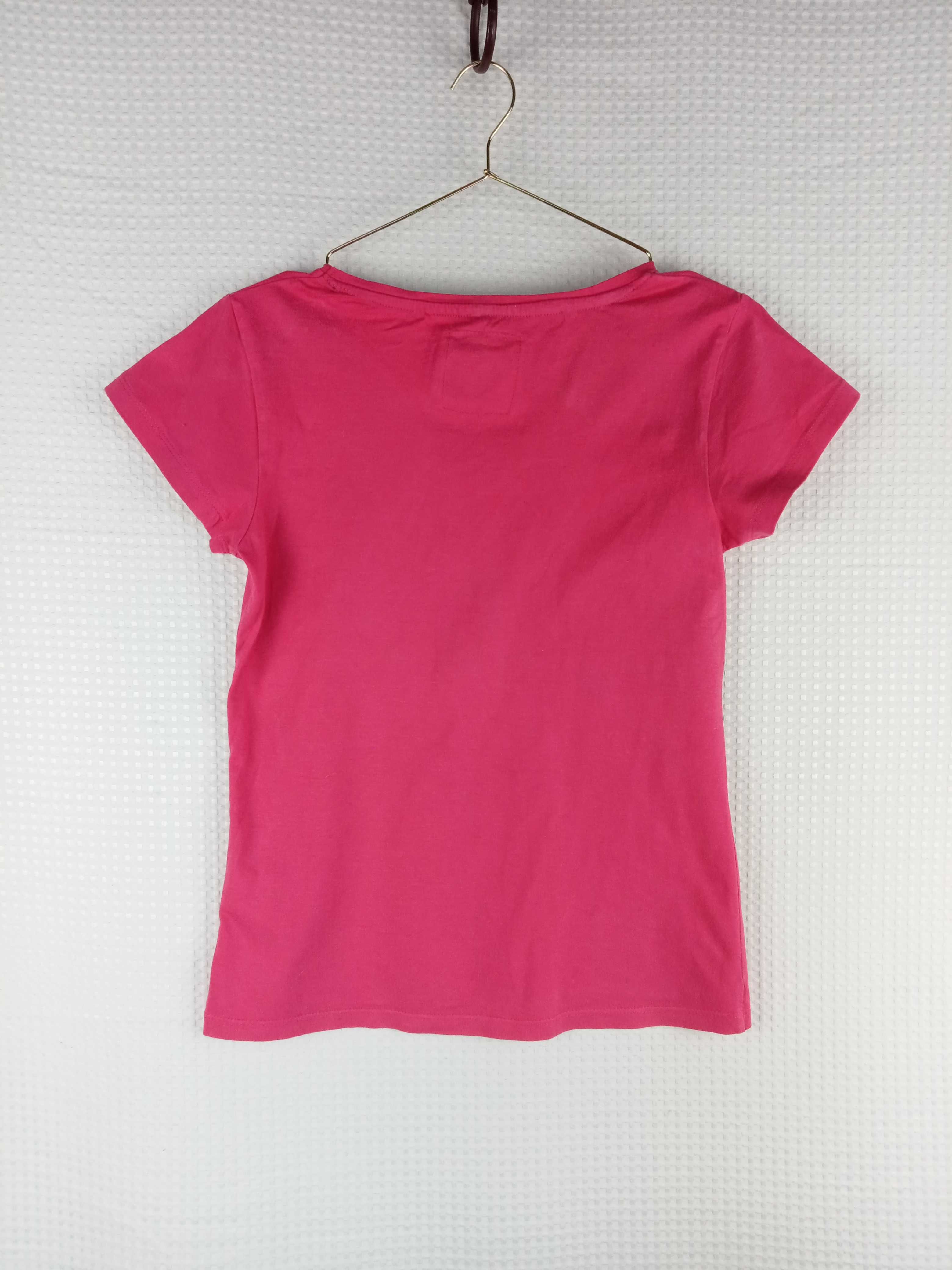koszulka bluzka różowa 100% bawełna