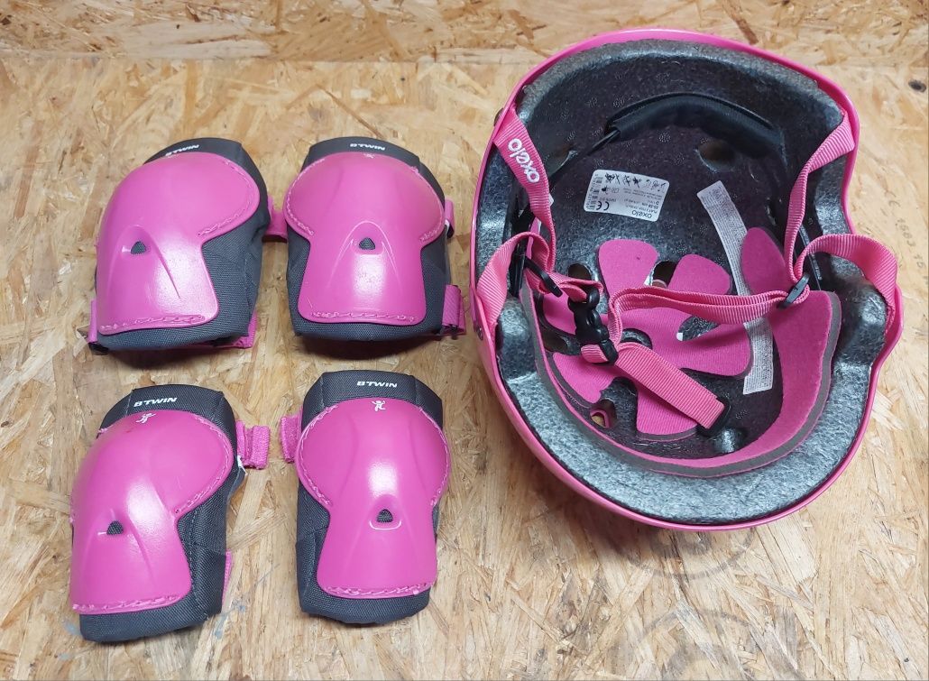 Kask Rowerowy i Ochraniacze 55-58