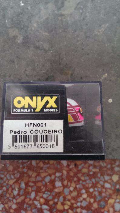 Capacete F1 Miniatura Onyx - Pedro Couceiro