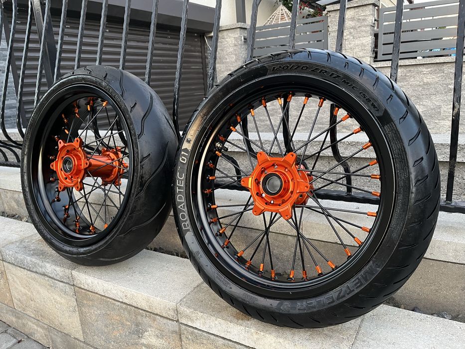 Koła supermoto 3,5/5 NOWE