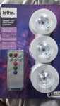 Komplet 3 lampki led RGB swiatelka