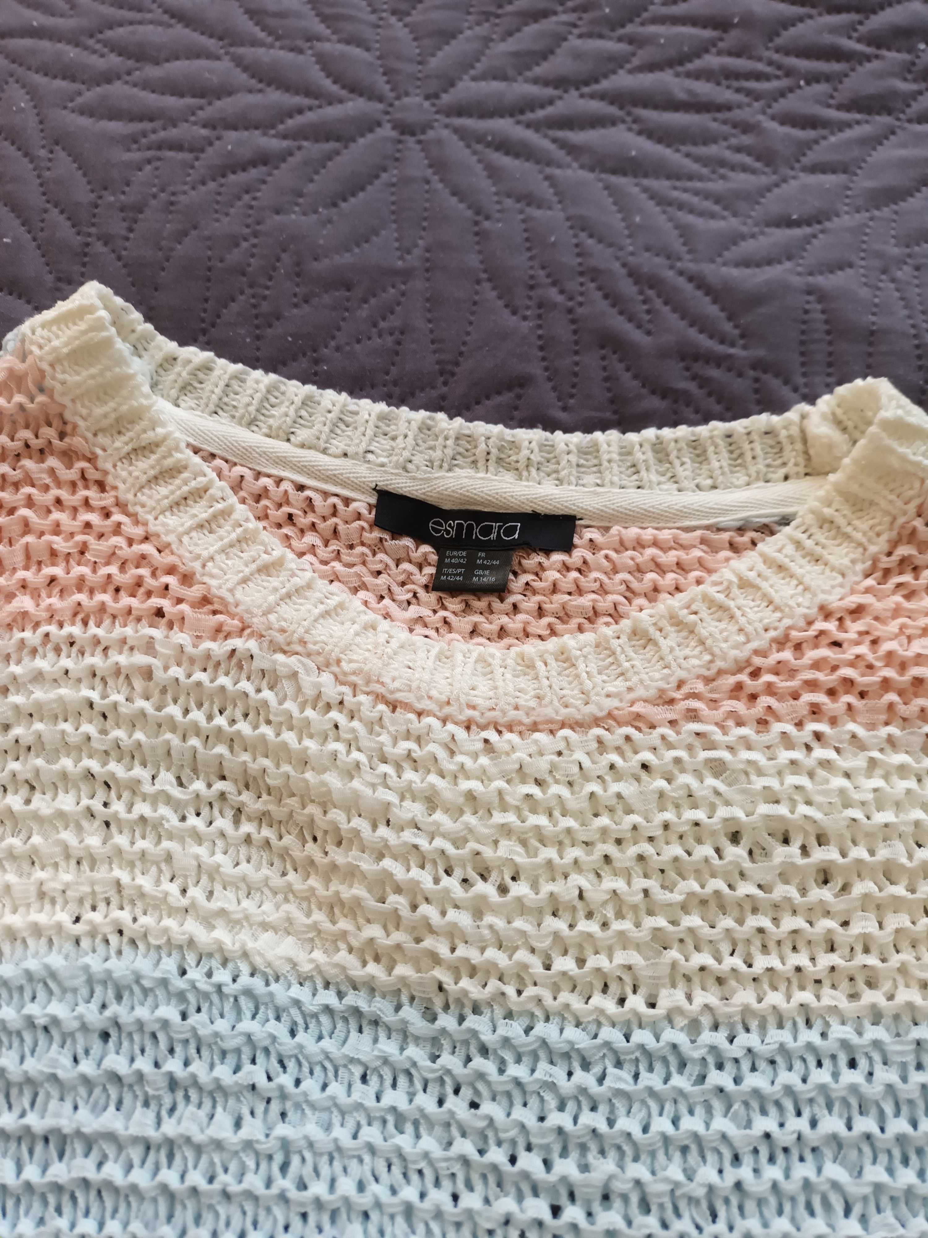 Sweter trójkolorowy