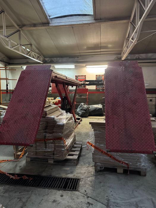 Podnośnik nożycowy samochodowy MAHA 4200 kg – sprawny, niemiecki,