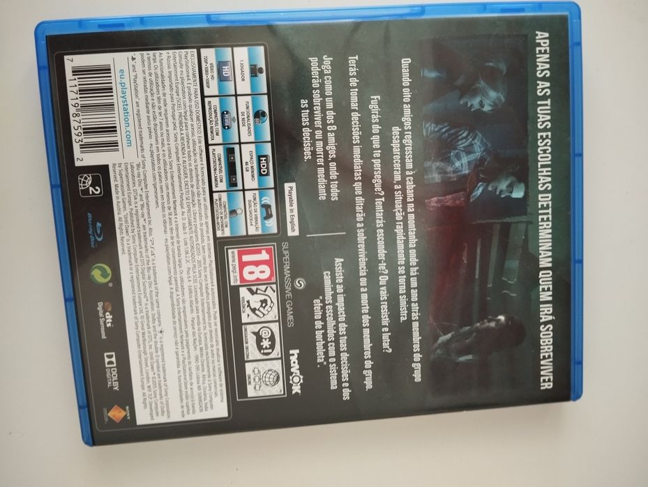 Until dawn Extended edition ps4