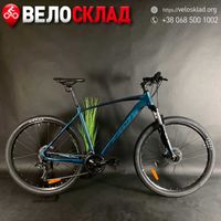 Гірський велосипед байк вел вело синій LEON TN 80 29'' 21''