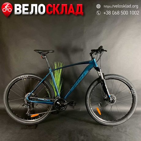 Гірський велосипед байк вел вело синій LEON TN 80 29'' 21''