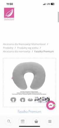 Poduszka do karmienia Fasolka premium firmy Motherhood