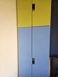 Duża Szafa Ikea Stuva wys. 194 cm z  półkami, jasno zielony