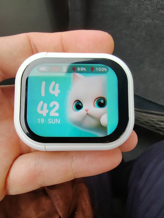 Wireless Headphones com caixa Touchscreen