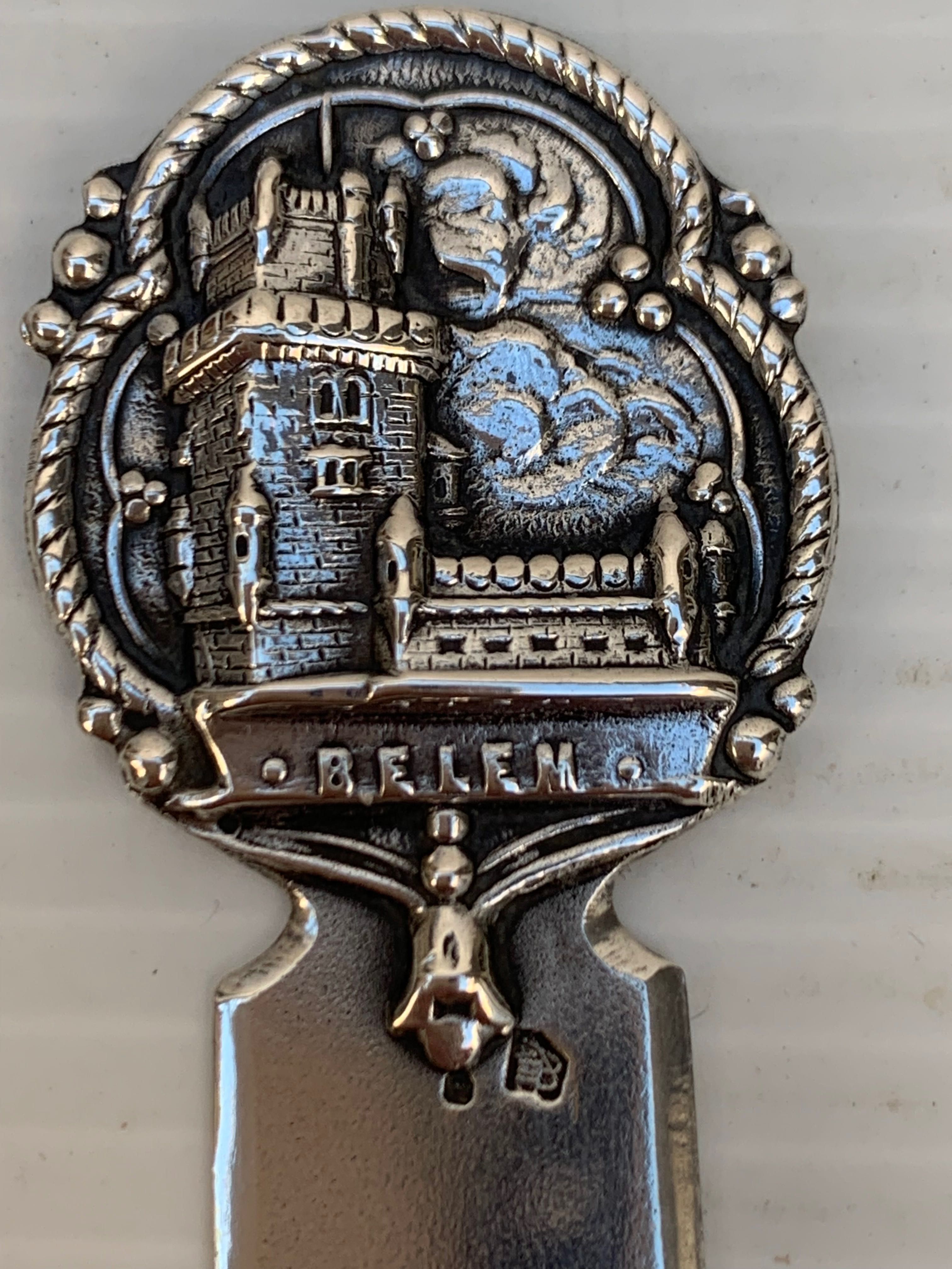 Abre cartas em prata  , torre de Belém