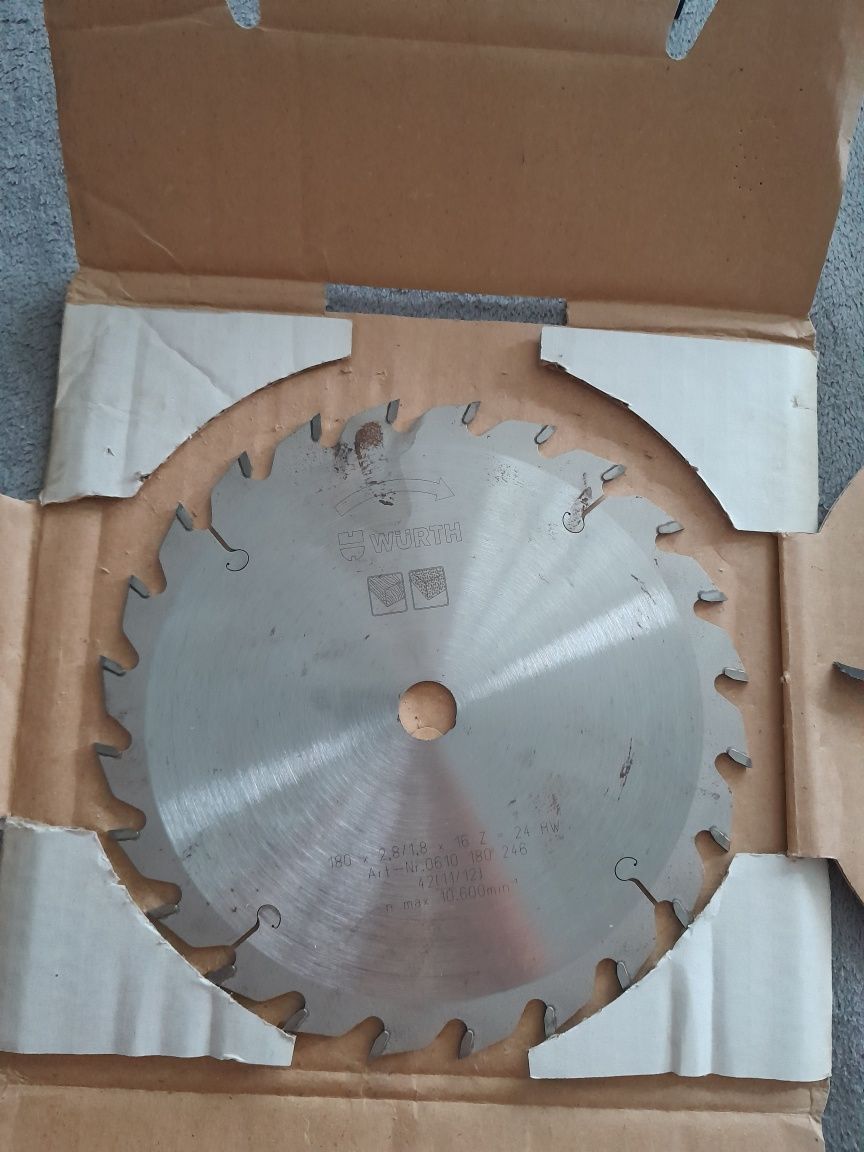 Tarczą widiowa do drewna wurth 180mm