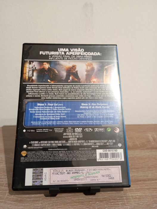 DVD Blade Runner - Perigo Iminente (Final Cut)