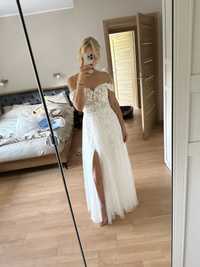 Piękna lekka suknia ślubna  boho La Dea
