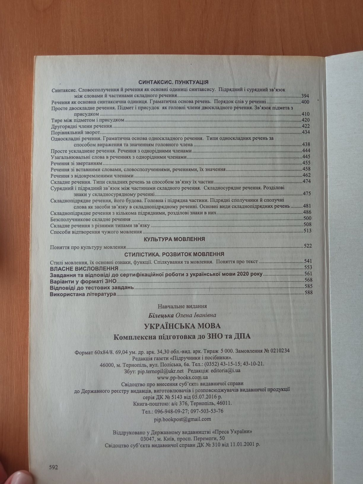 ЗНО підготовка до української мови