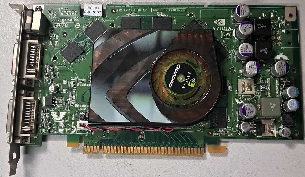 Karta graficzna nVidia Quadro FX1500 z 256MB PCI-e