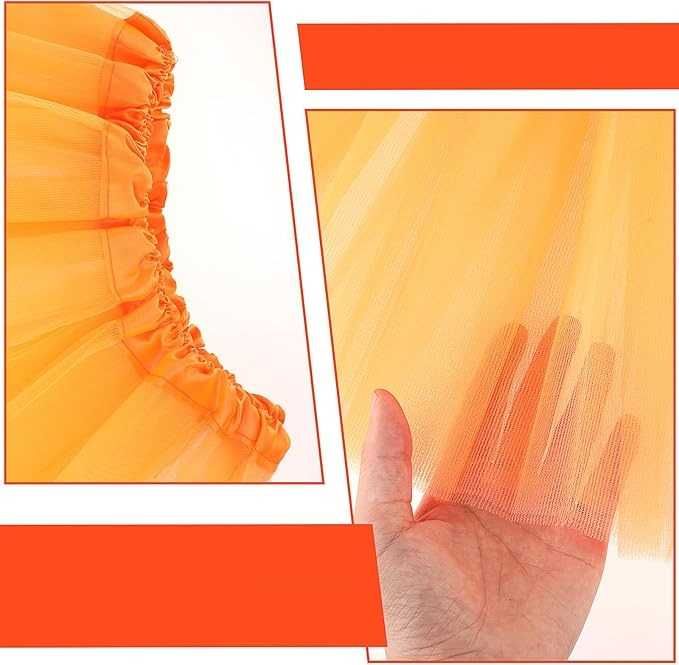 Spódniczka tiulowa pomarańczowa 40cm BEZ PODSZEWKI