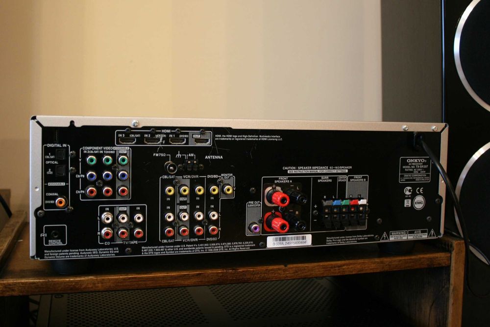 Amplituner Onkyo TX-SR 307 wzmacniacz  kino domowe