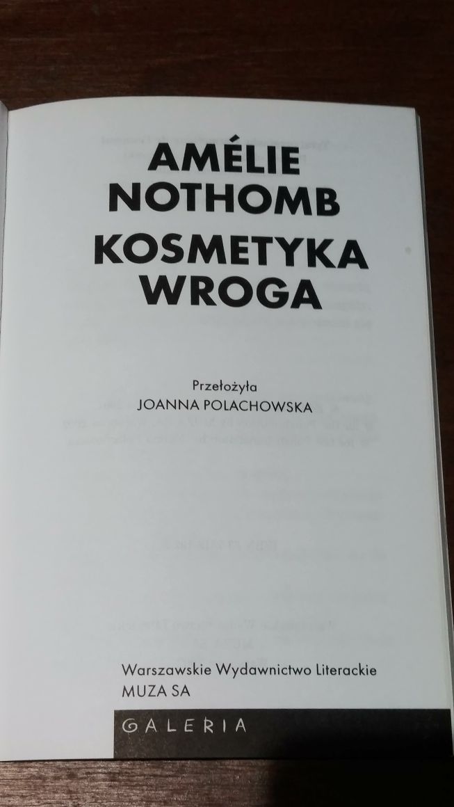 Amelie Nothomb - Kosmetyka wroga