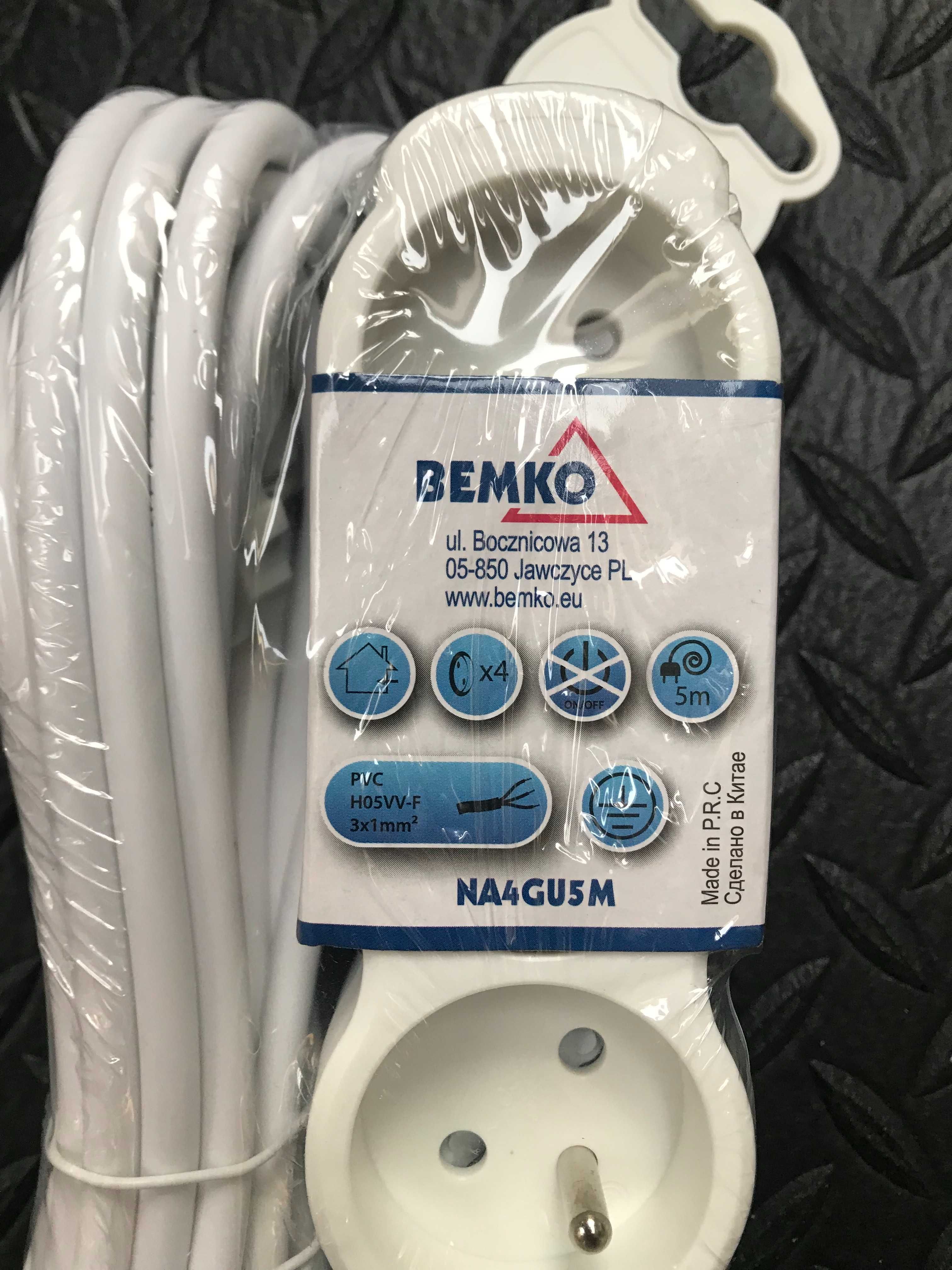Nowy przedłużacz uziemienie 4G 5m BEMKO najtaniej!