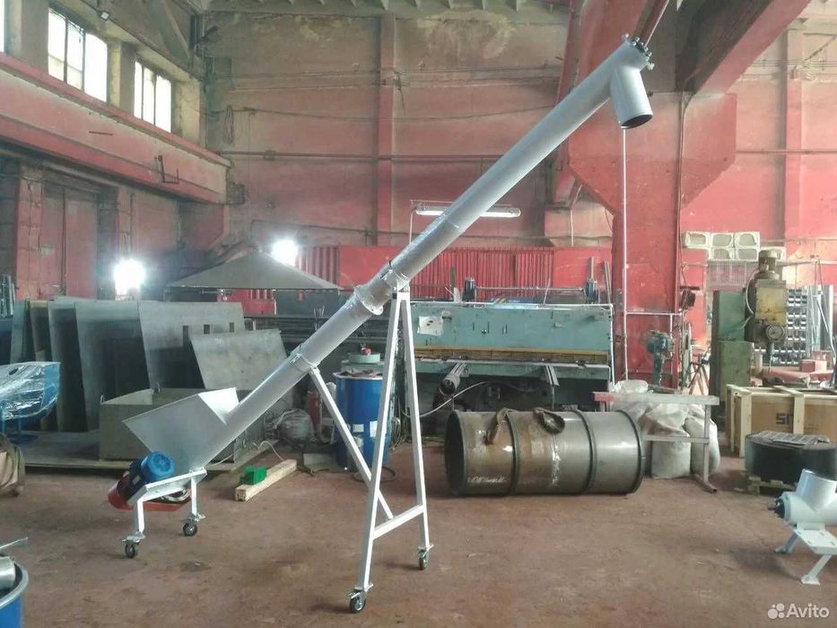 Шнековый транспортер, конвеєр, погрузчик, розгрузчик, для зерна, шнек