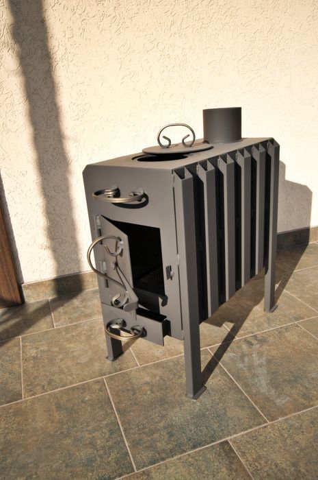Піч Буржуйка - 85 м² з подвійною камерою, конвекцією, комфоркою