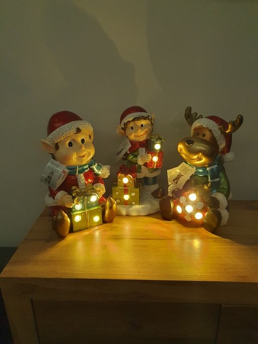 Figurki Świąteczne duże Led