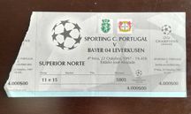Bilhete Sporting X Bayer 04 leverkusen