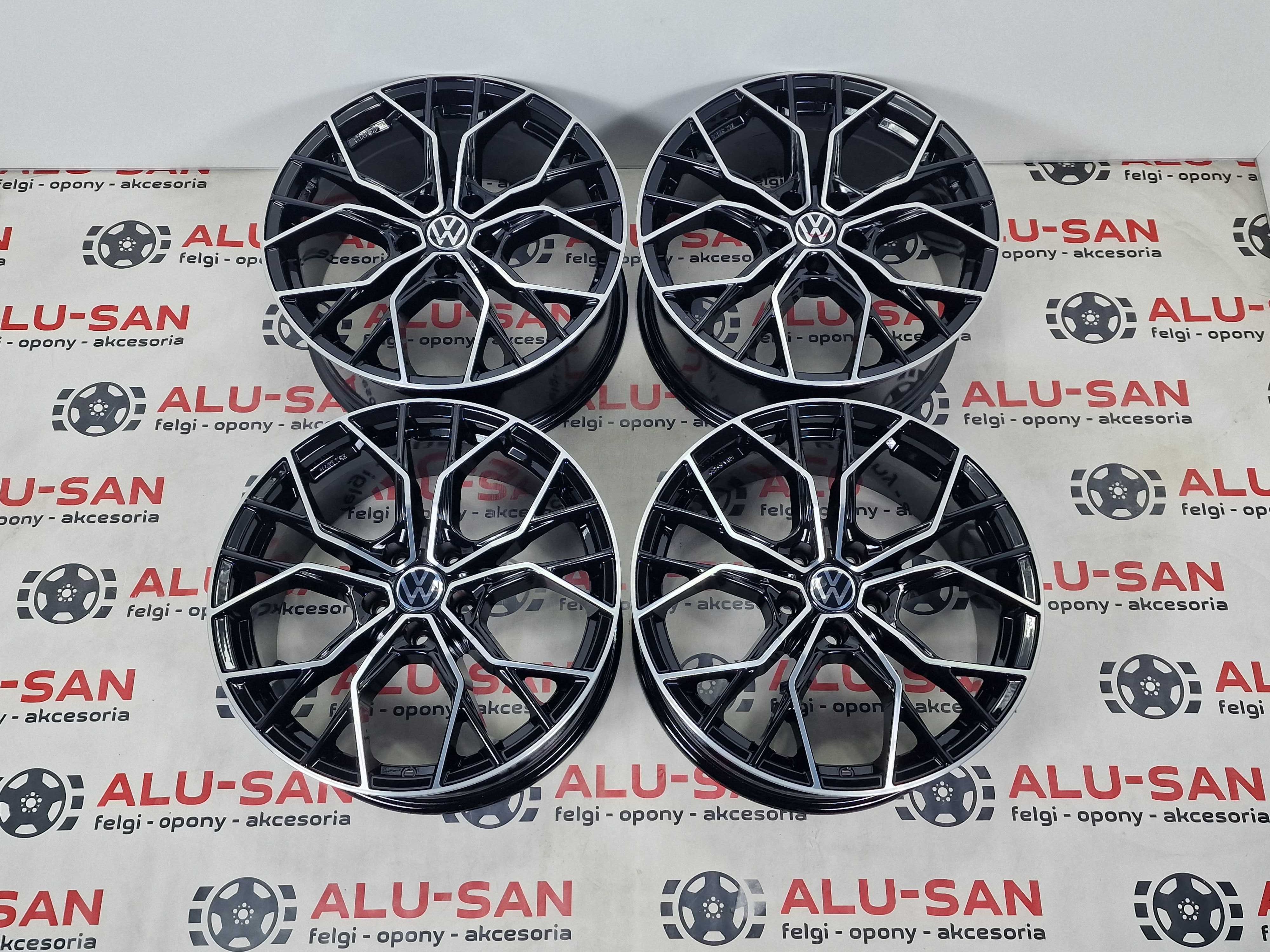 Nowe alufelgi VW 18" 5x112 PASSAT B5 B6 B7 B8 CC SCIROCCO-Czarne