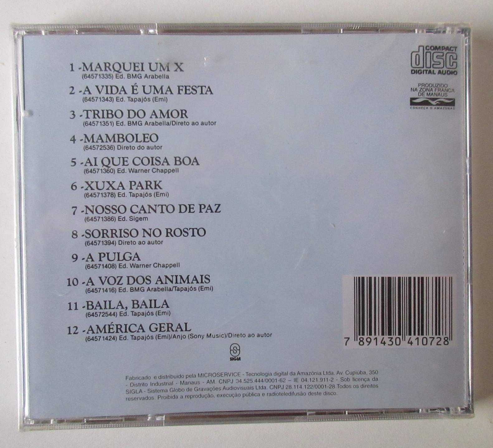 XUXA - Xou Da Xuxa Sete (CD NOVO / SELADO)