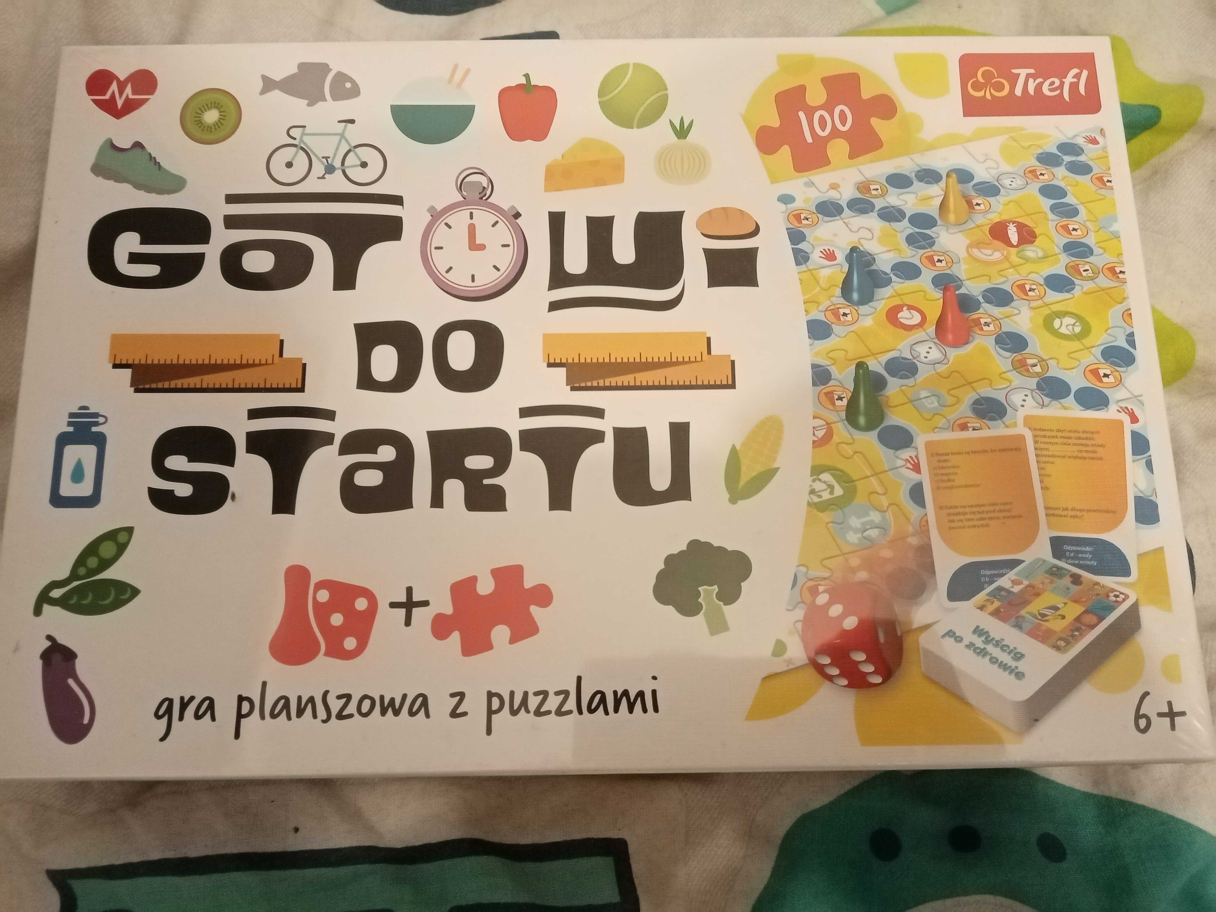 2 w 1 puzzle 100 elementów i gra planszkowa firmy Trefl