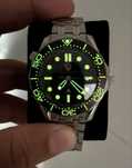 Zegarek męski Watchdives WD007ST, szafir, automat NH35, Omega NTTD