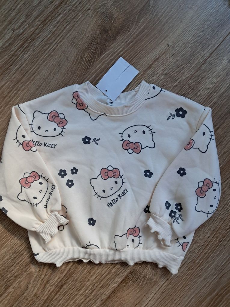 H&M bluza dziewczęca Hello Kitty 92