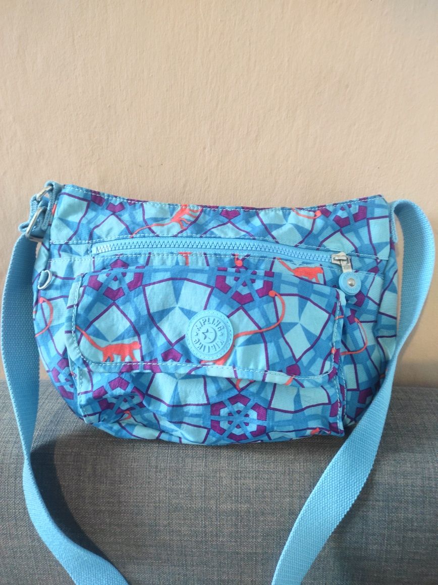 Torba kipling niebieska oryginalna