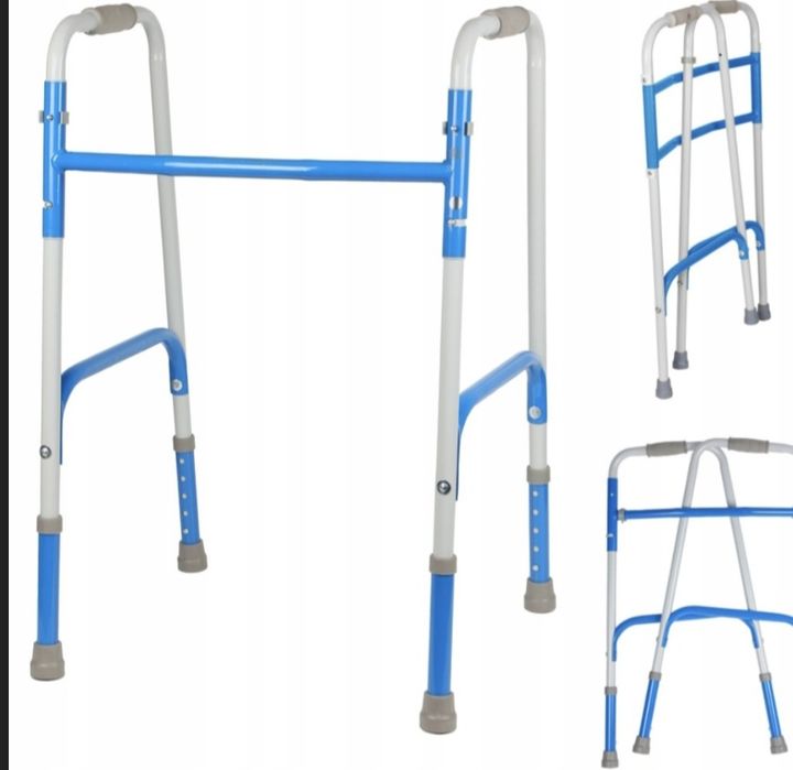 Balkonik rehabilitacyjny -kroczący.