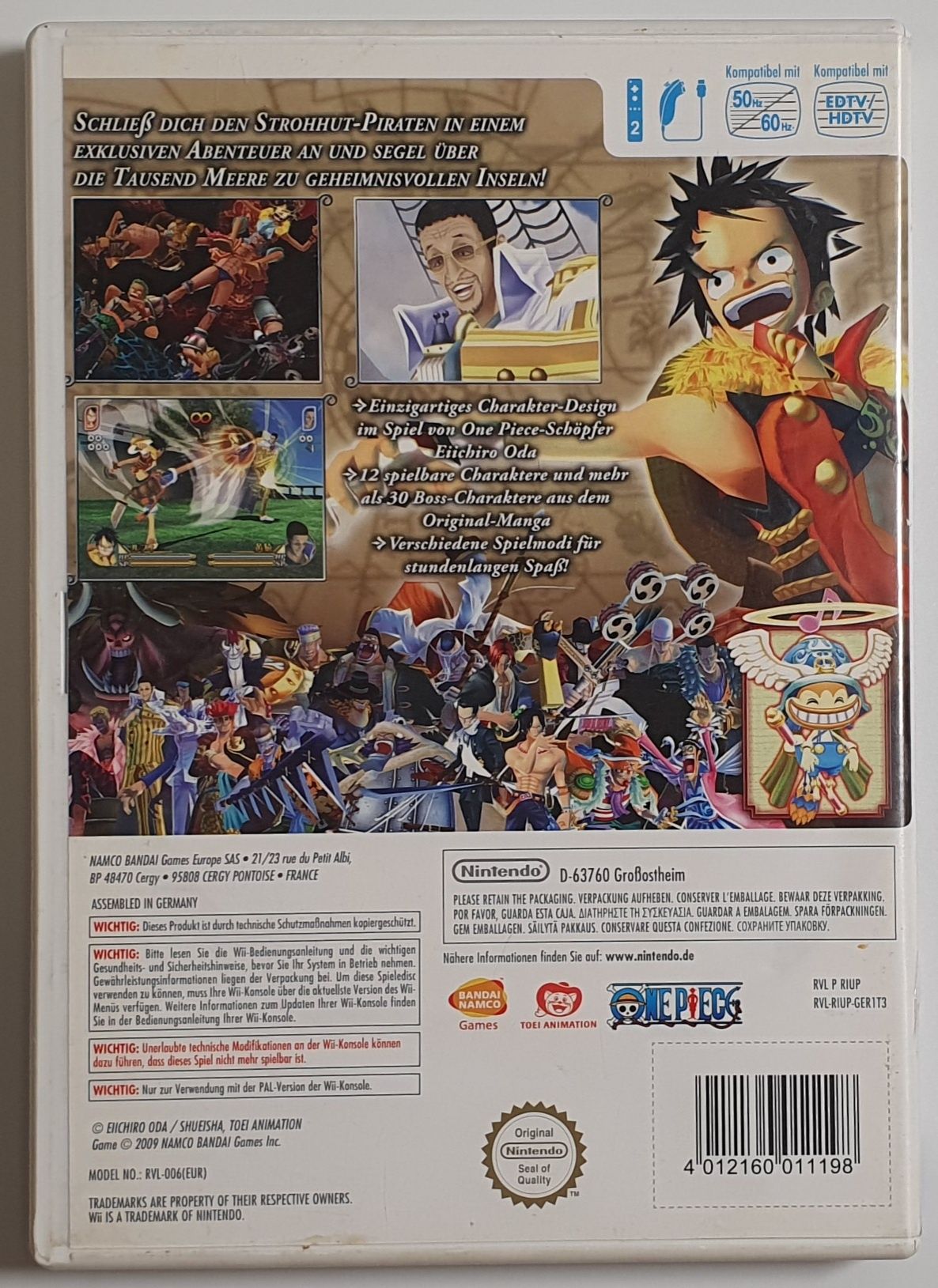 "One Piece Unlimited Cruise 2" gra Nintendo Wii