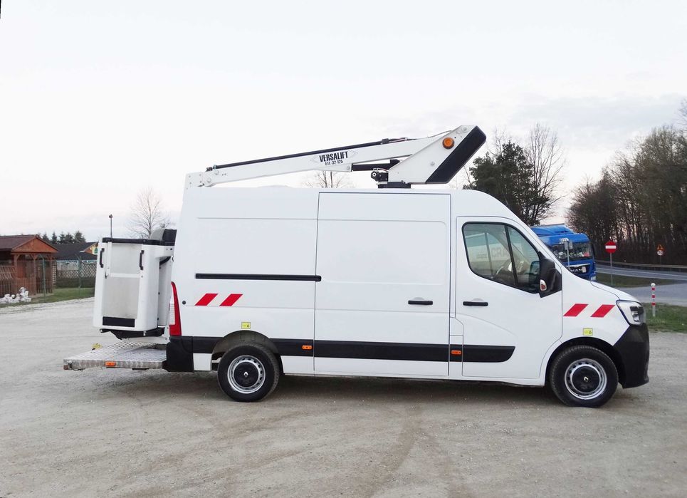RENAULT MASTER podnośnikiem koszowym 12.5 metra