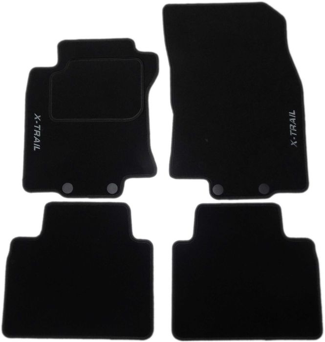 Dywaniki samochodowe welurowe do auta komplet ECONOMY HAFT + STOPERY