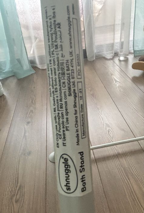 Vendo Banheira Shnuggle + Suporte Banheira
