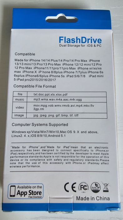 Флешка 2Tb USB накопитель накопичувач адаптер USB-C Apple Iphone