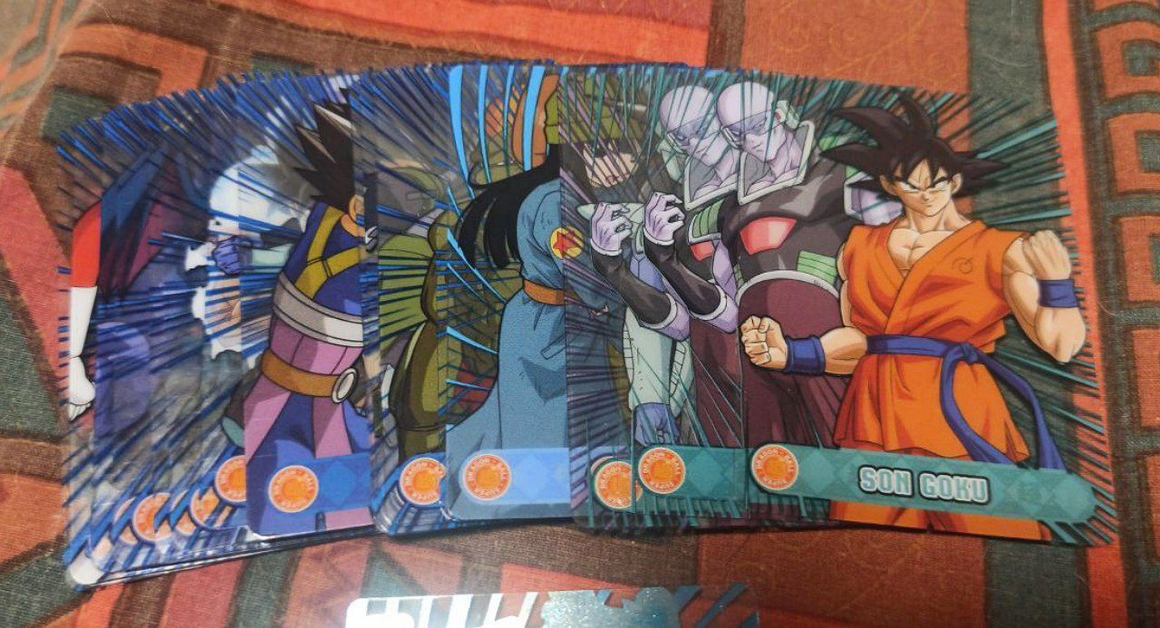 Карточки dragon ball super (от панини, аниме)