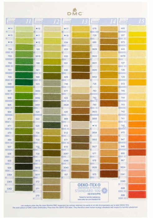 Meadas para ponto de cruz DMC mouliné