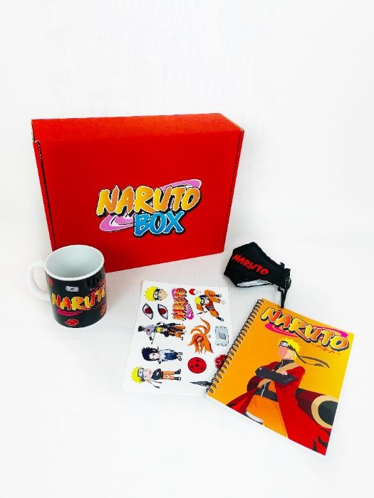 Naruto набор - Подарочный Бокс Наруто чашка Подарок для мальчика