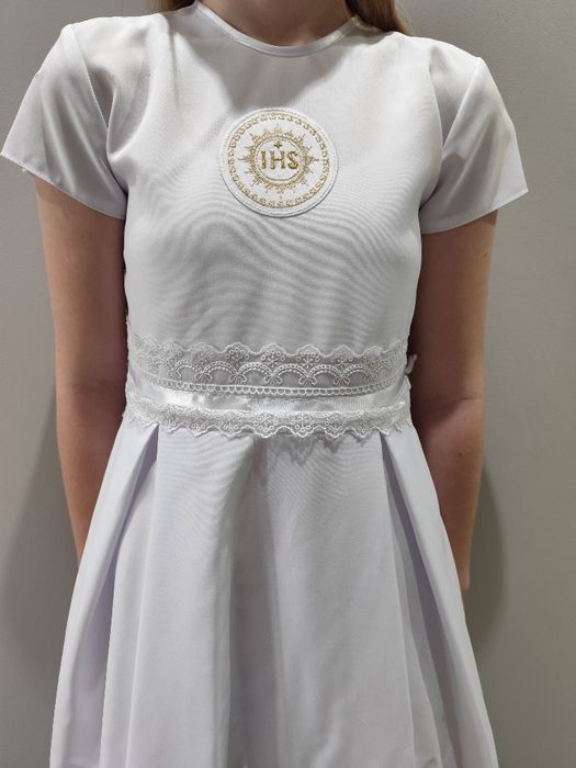 Sukienka Komunijna 152cm.   Komplet z dodatkami. Szyta na miarę .